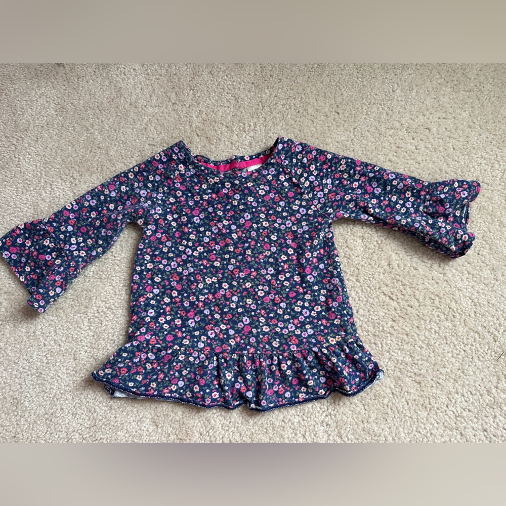 Floral Long Sleeve Kids Top